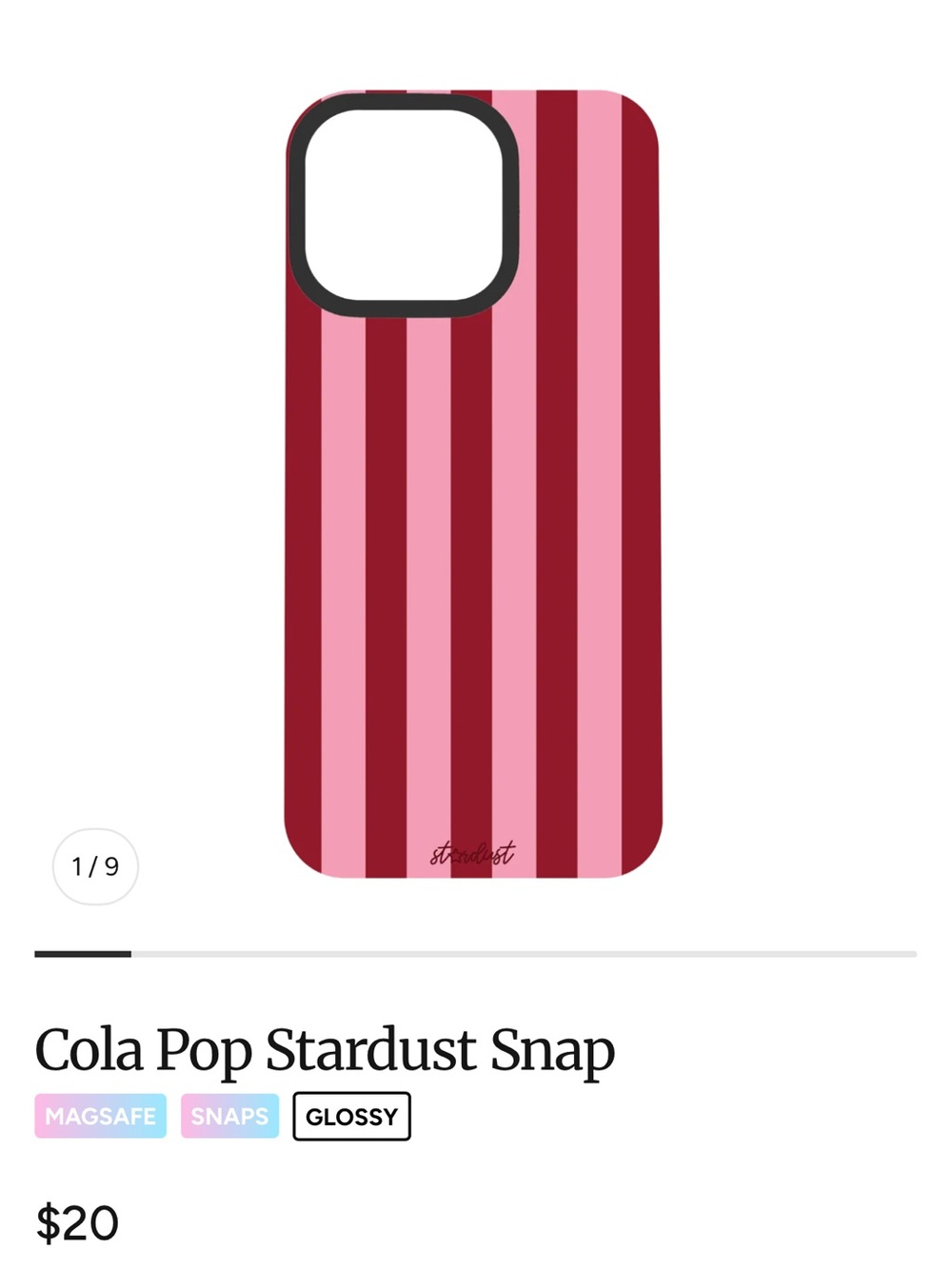 Stardust by Allie Cola Pop iPhone 16 Pro Max Snap & MagSafe Ring